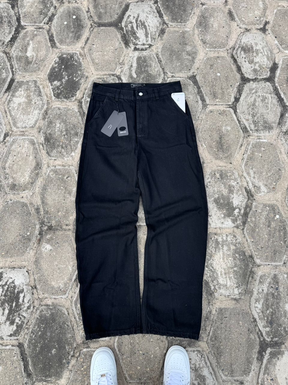 Pantalón baggy negro